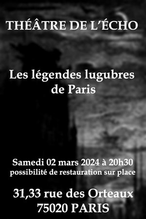 Affiche de Légendes lugubres de Paris