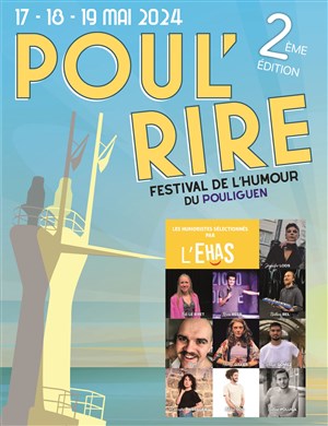 Affiche de Festival Poul'Rire 2ème édition | Soirée d'ouverture