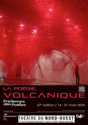 Affiche de Printemps des Poètes : La Nuit remue, poèmes en prose d'Henri Michaux