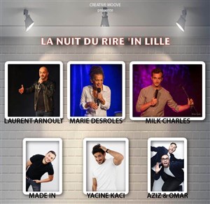 Affiche de La nuit du rire in Lille