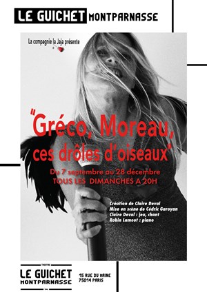 Affiche de Gréco, Moreau, ces drôles d'oiseaux