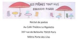 Affiche de Eduardo Pisani : Les poèmes tout nus