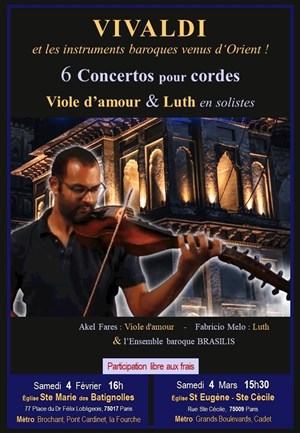 Affiche de Vivaldi et les instruments baroques venus d'Orient !