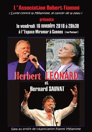 Affiche de Herbert Léonard et Bernard Sauvat