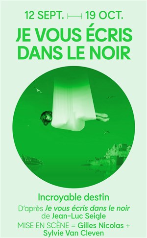 Affiche de Je vous écris dans le noir