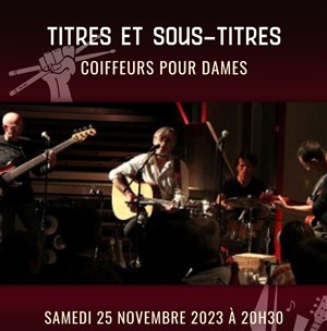 Affiche de Titres et sous-titres par Coiffeurs pour dames