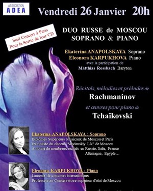 Affiche de Duo russe de Moscou : soprano & piano