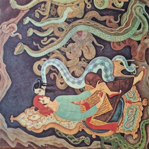 Affiche de Catherine Zarcate conte Les délices des 1001 nuits