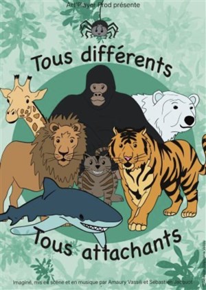 Affiche de Tous différents, Tous attachants