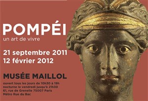 Affiche de Visite guidée : Pompéi, un art de vivre | par Géraldine Puireux