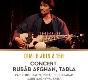 Affiche de Concert rubâb Afghan et tabla
