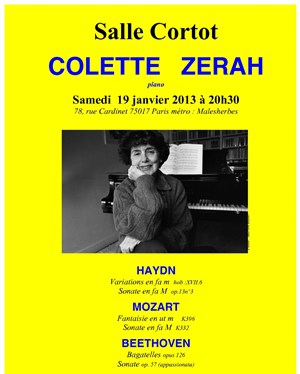 Affiche de Oeuvres connues et moins connues de Haydn, Mozart, Beethoven