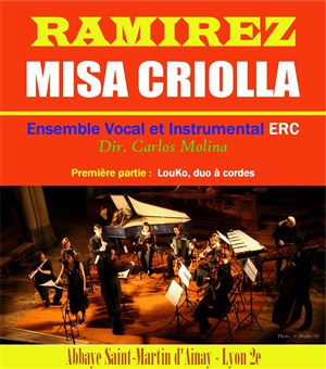 Affiche de Misa criolla par l'Ensembe Relecture et Création
