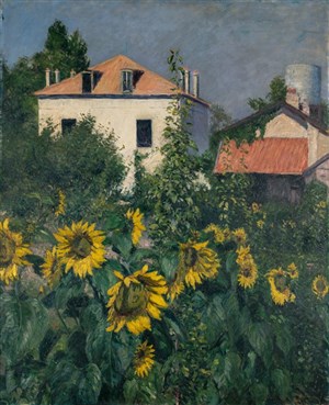 Affiche de Gustave Caillebotte, peindre les hommes, exposition commentée