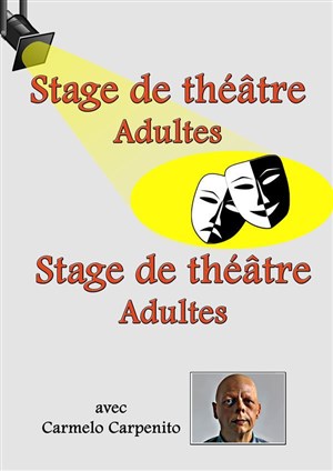 Affiche de Stage de théâtre pour adultes