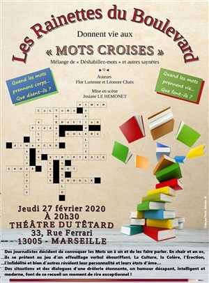 Affiche de Les Rainettes du Boulevard Donnent vie aux mots croisés