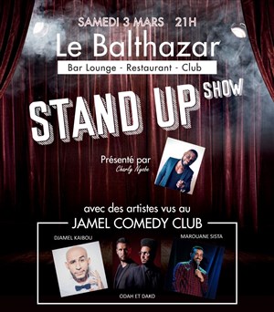 Affiche de Soirée stand up avec des humoristes vus au Jamel Comedy Club