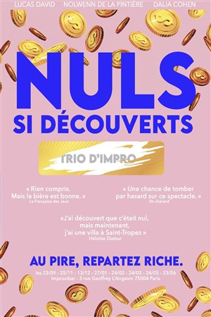 Affiche de Nuls si découverts - Trio d'impro