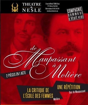 Affiche de De Maupassant à Molière