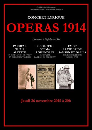 Affiche de Opéras 1914