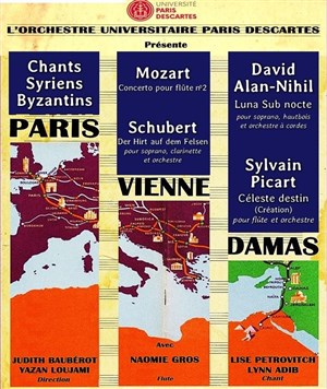 Affiche de Orchestre Symphonique Universitaire Paris-Descarte