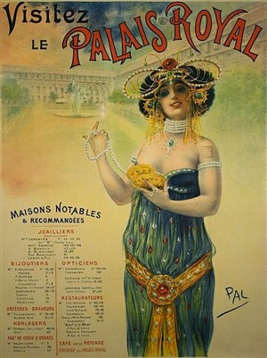 Affiche de Visite guidée : Découverte du Palais-Royal et de ses galeries | par Jean-Michel