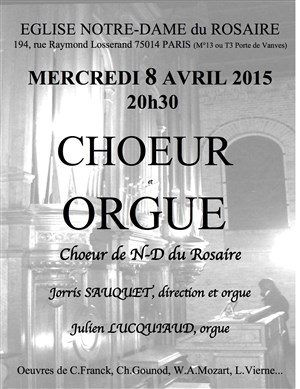 Affiche de Choeur de Notre-Dame du Rosaire
