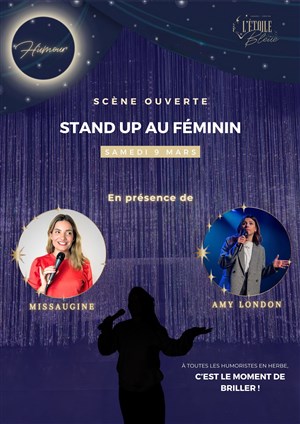 Affiche de Stand-up au féminin, avec Amy London et Miss Augine