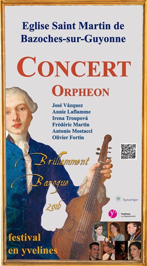 Affiche de 1er concert du festival Brillamment Baroque 2016