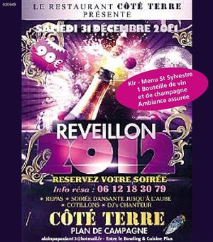 Affiche de Réveillon de la St Sylvestre