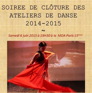 Affiche de Soirée de clôture des ateliers 2014-2015