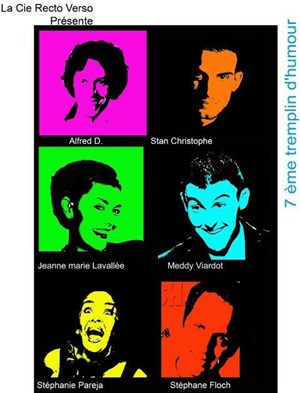 Affiche de Tremplin d'Humour de la Cie Recto-verso