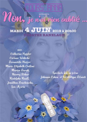 Affiche de Non je n'ai rien oublié