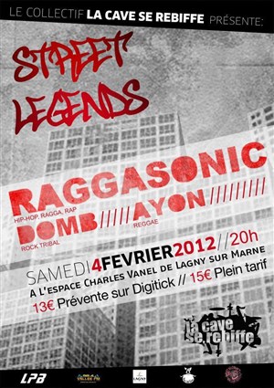 Affiche de Raggasonic+ Domb + Ayon+ Havin Fun