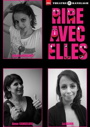 Affiche de Rire avec Elles - Aurélia Hascoat, Anne Cangelosi, La Bajon