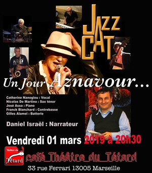 Affiche de JazzACat : Un jour Aznavour...