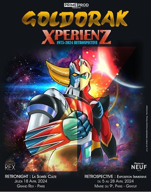 Affiche de Goldorak Xperienz | 1975-2023 Retrospective