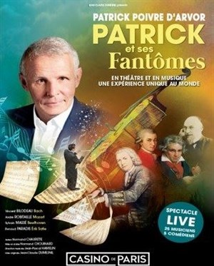 Affiche de Patrick et ses fantômes | avec Patrick Poivre d'Arvor