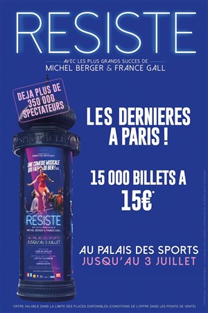 Affiche de Résiste | Comédie musicale de France Gall
