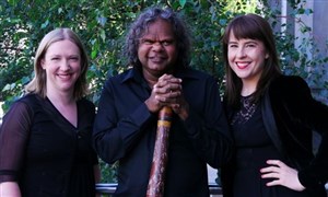 Affiche de Concert deux pianos et didgeridoo