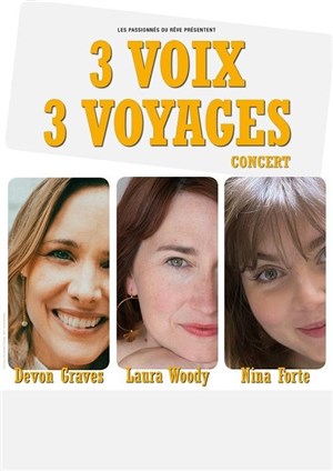 Affiche de 3 Voix, 3 Voyages