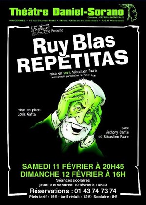 Affiche de Ruy Blas Repetitas