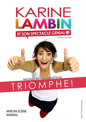 Affiche de Karine Lambin dans Karine Lambin et son spectacle génial