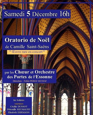 Affiche de Camille Saint-Saëns : Oratorio de Noël