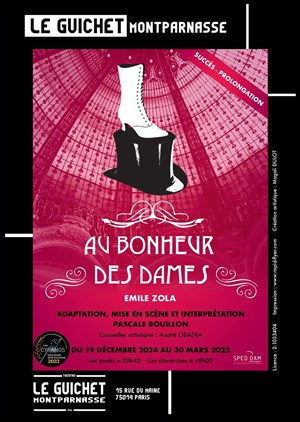 Affiche de Pascale Bouillon dans Au bonheur des dames
