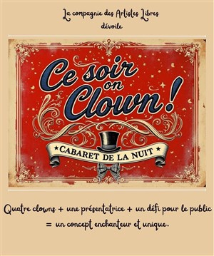 Affiche de Ce soir on clown !