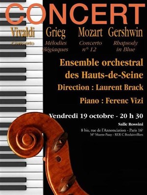 Affiche de Vivaldi - Grieg - Mozart - Gershwin