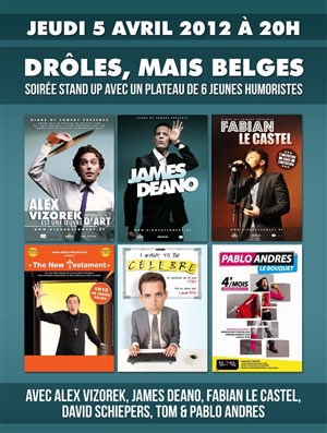 Affiche de Soirée stand up - Drôles, mais belges !