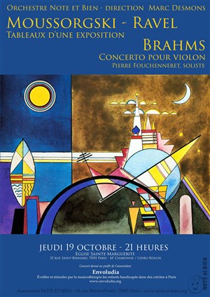 Affiche de Concert Note et Bien