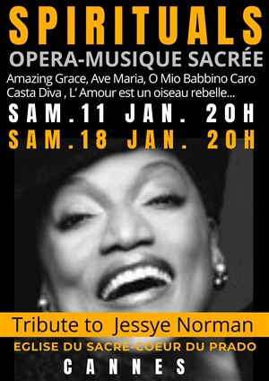 Affiche de Hommage à Jessye Norman Spirituals : Opéra & Musique Sacrée